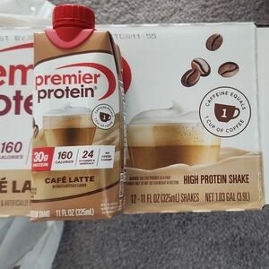 Premier Protein®️ Café Latte Flavor 4-Pack Protein Shakes